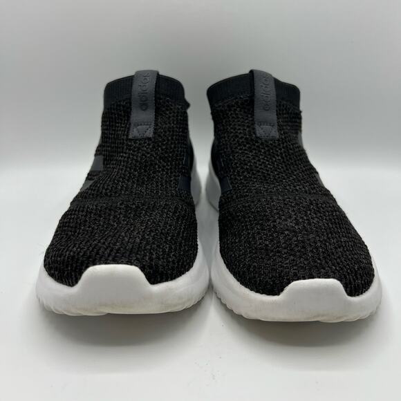 Adidas Neo Ultimafusion Cloudfoam Black Carbon Knit Pull On Sneakers | Women's 8 - Picture 2 of 10